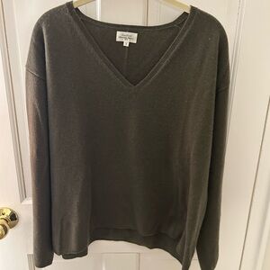 Hartford Classic Olive Knitwear Cashmere